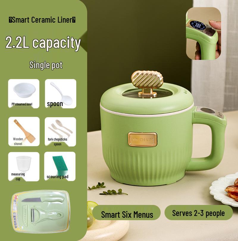 Mini aragaz electric: Oală Crock-Pot Multifuncțională, Fierbător de Orez Inteligent, Aparat pentru Terci, Oală pentru Supă, Perfectă pentru Cămine