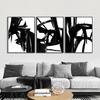 Black Abstract Wall Posters Pictures Vintage Scandinavian Decor Canvas Interior Paintings Living Room Home Decoration