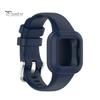 Silicone Watch Band One-piece Soft Wrist Bracelet Strap Watchband for Garmin Fit JR3/Vivofit Jr.3