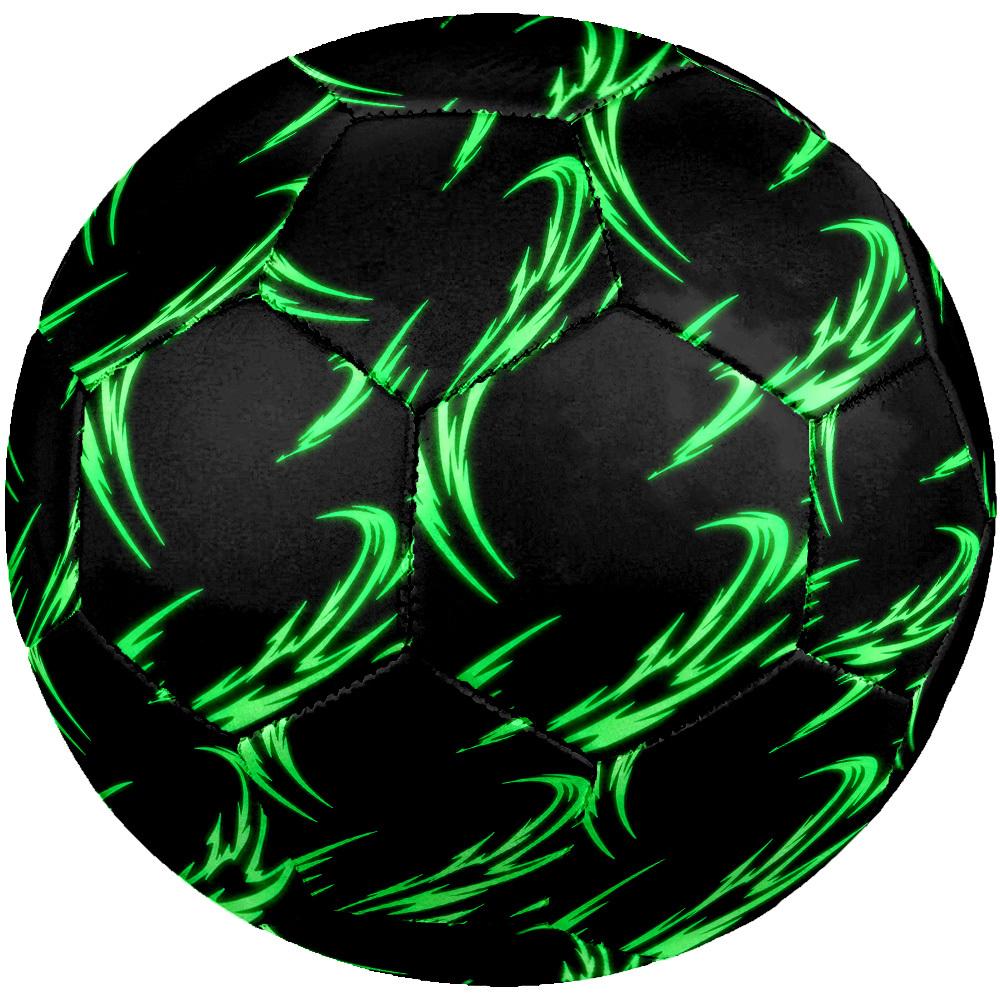 1pc Green Swirls Size 5 Soccer Ball Professional Match Training Football Indoor &Outdoor Sports Ball Lightweight Durable c6519