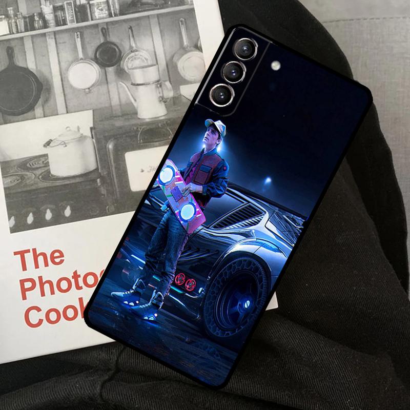 Back To the Future Movie Phone Case For Samsung Galaxy S24 Ultra S22 S23 S20 S21 S24 FE S9 S10 Plus Note 10 20 Ultra