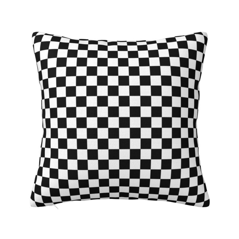Custom Chess Club Seven Cushion Cover 45x45cm Chessboard Game Chess Piece Soft Modern Pillows for Sofa