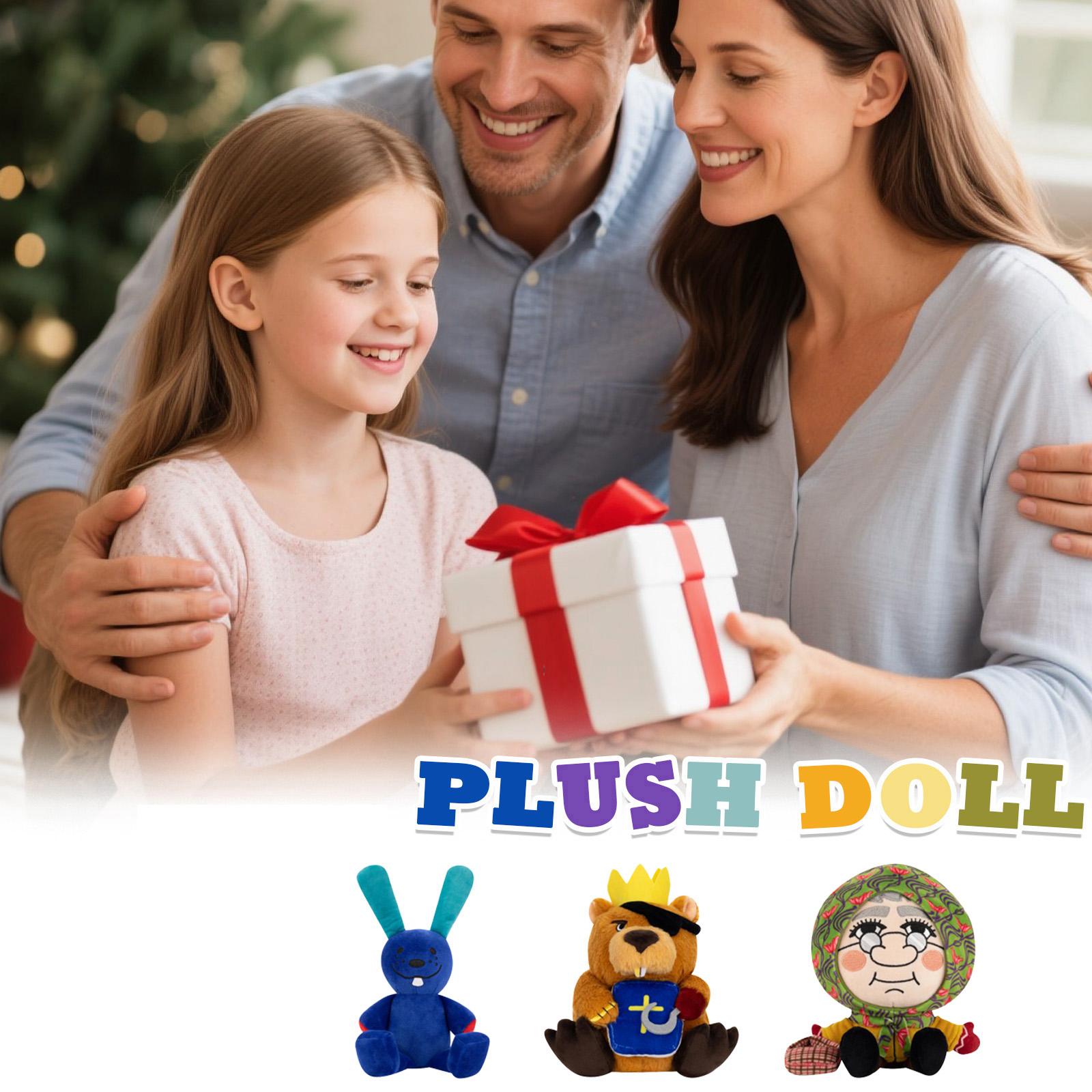 

Плюшевая кукла, Игрушка в подарок, Мультфильм, Детская тряпичная кукла, Детская подарочная подушка One Size