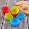 5Pcs Round Silicone Mold Cupcake Muffin Cup Baking Egg Tart Pudding Jelly Cookies Mold Reusable Diy Tool