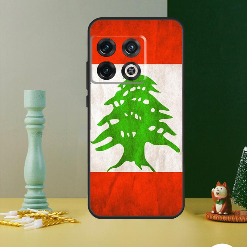 Lebanon Flag Phone Case For OnePlus 13 13R 12 12R 11 9 10 Pro 8T 9RT 10T 10R Nord 4 CE 2 3 Lite N20 N30
