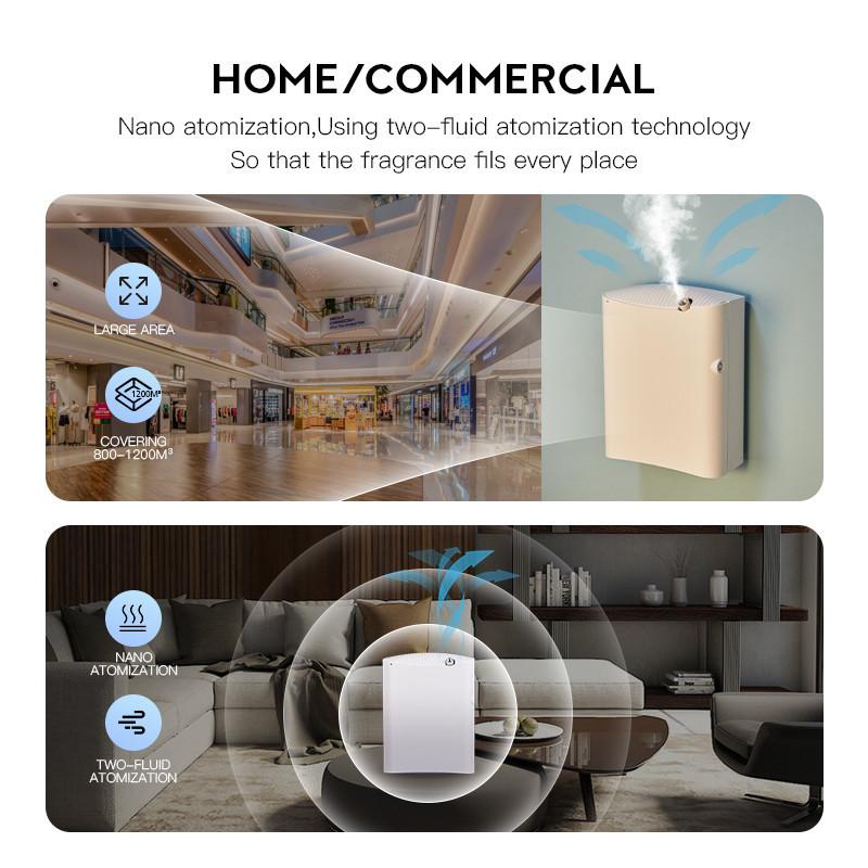 Smart WIFI ätherisches Öl Diffusor Haushalts Luftbefeuchter Hotel Bluetooth Aromatherapie Maschine 190*99*250mm