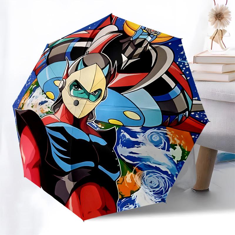 Ultraman, Space Hero- Automatic Opening and Closing, 8-rib Structure Portable Umbrella, Suitable for Men and Women In All Seasons - Perfect