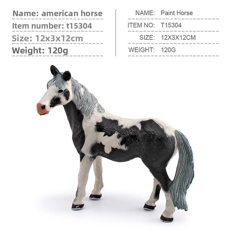 Simulated Steed Horse Pvc Model Collectible Figurine For Kids And Animal Enthusiasts