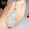 S925 Sterling Silver Medium Necklace Clasp Clip for Jade Pendant