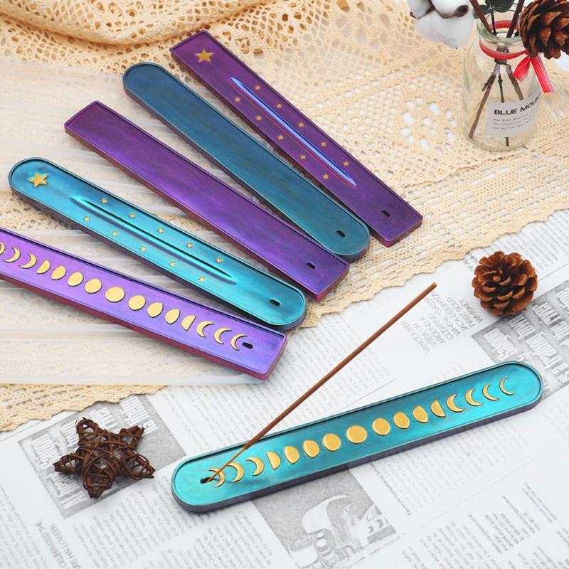 Catholic Incense Sticks Holder Resin Molds Moon Phase Incense for Burner Ashes Catcher Epoxy Resin Casting Mold Art Craf