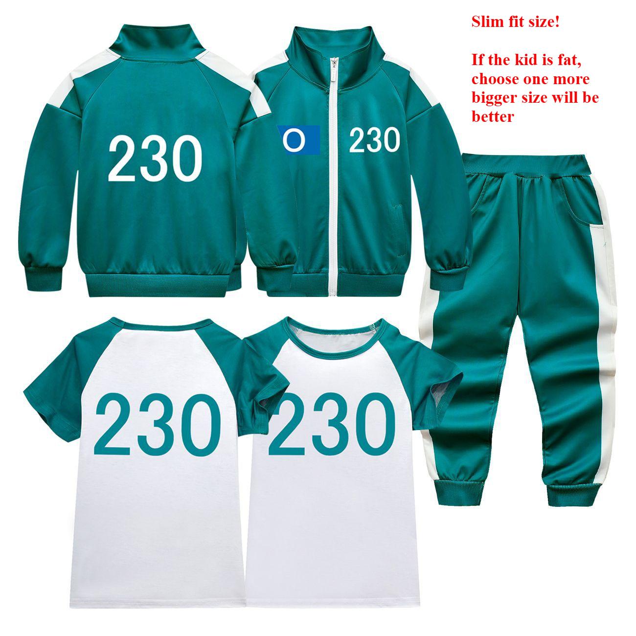 

Детский Мальчики Девочки Принт Фильм Игра Длинный Рукав Куртка Пальто Футболка Брюки Комплект Костюм для Косплея на Хэллоуин 150cm