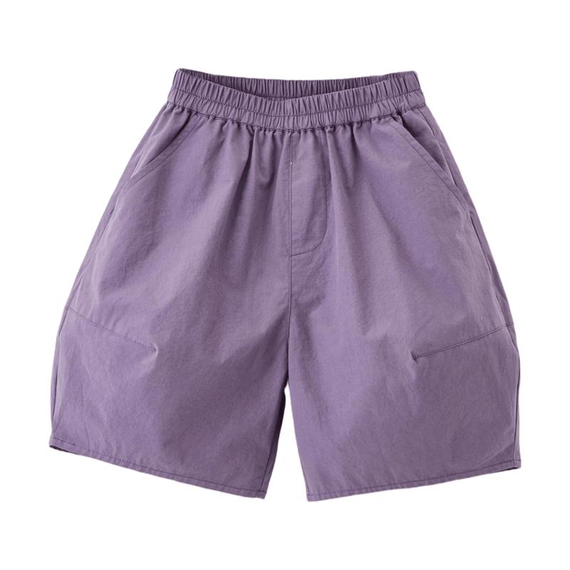 

ASK JUNIOR Girls Summer Lightweight Breathable Cropped Balloon Pants 120