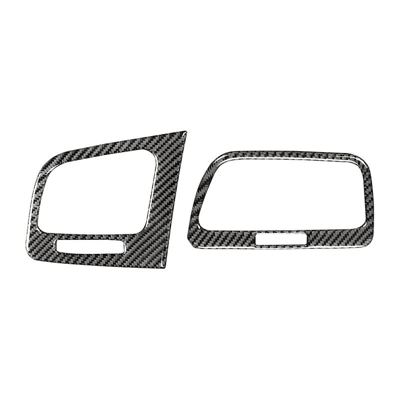 

For Volkswagen Golf 7 Mk7 2013- Carbon Fiber Auto Side Air Vent Outlet Decorative Frame Cover Trim Sticker Car Accessories For Right-hand drive чорний