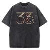 Tricouri de bumbac pentru bărbați Clair Obscur Expedition 33 Tricou Spălare Vintage Cadou Gamer Design Nou Haine Topuri pentru Fanii Jocurilor