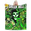 Misfits Green Hell Blankets Fleece Decoration  Multi-function Super Warm Throw Blanket for Sofa Bedroom Bedspreads