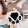 Faux Mink Fur Keychain Girl Cute Plush Pompom Cat Claw Bag Charm Ornaments