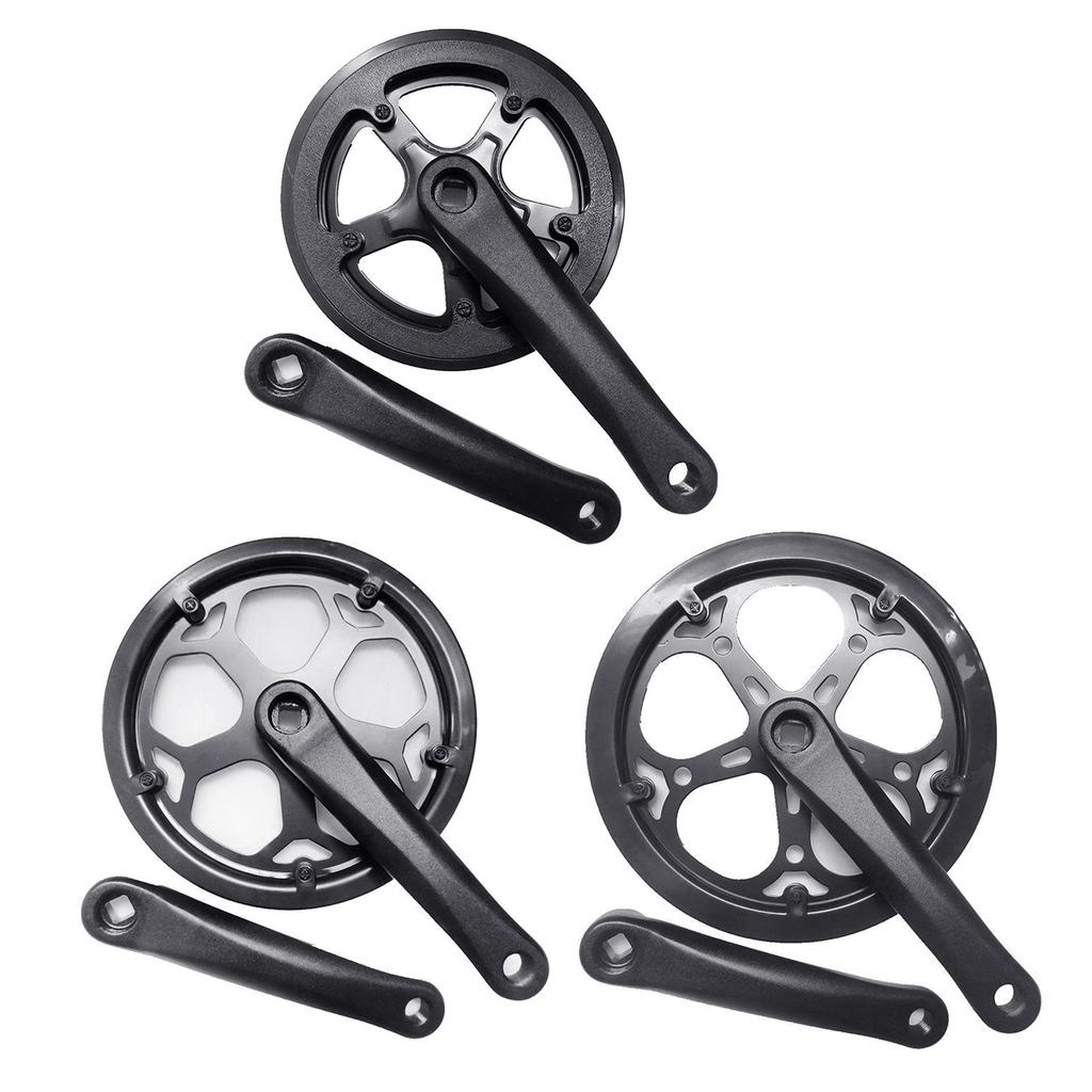 Pedivela Single Speed 52T/48T/40T Liga de Alumínio Bicicletas Pedivela Roda Dentada Bicicleta Dobrável Pedivela Roda Dentada