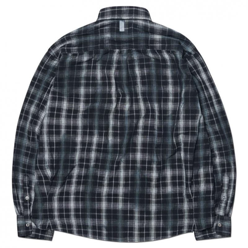 Nomanual O.d Check Shirt   Black