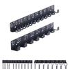 Wall Mounted Multi-functional Storage Rack High Load Bearing Hanging Holder Metal Storage Rack Stainless Steel Space Saving