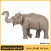 Realistic Wild Elephant Action Figure Plaything - Animales Collector, Safari Wildlife Miniature Children-Friendly & Collectors