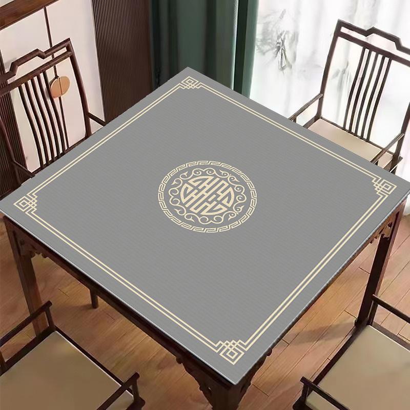 New Chinese Silent Mahjong Table, Tablecloth, Diatom Mud, Quick-Drying, Dirt-Resistant And Easy To Take Care Of, Table Mat Can Be Cut Mat