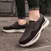 Retro Thick-soled Patchwork Loafers Fashion Men's Slip On Casual Shoes Male Outdoors Walking Sneakers Footwears Zapatos Hombre