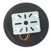 12V 46 LED Round Car Roof Light Lamp Chrome Carbon Look Interior Super Bright with ON/OFF Switch For Camper Van Caravan Boat RV