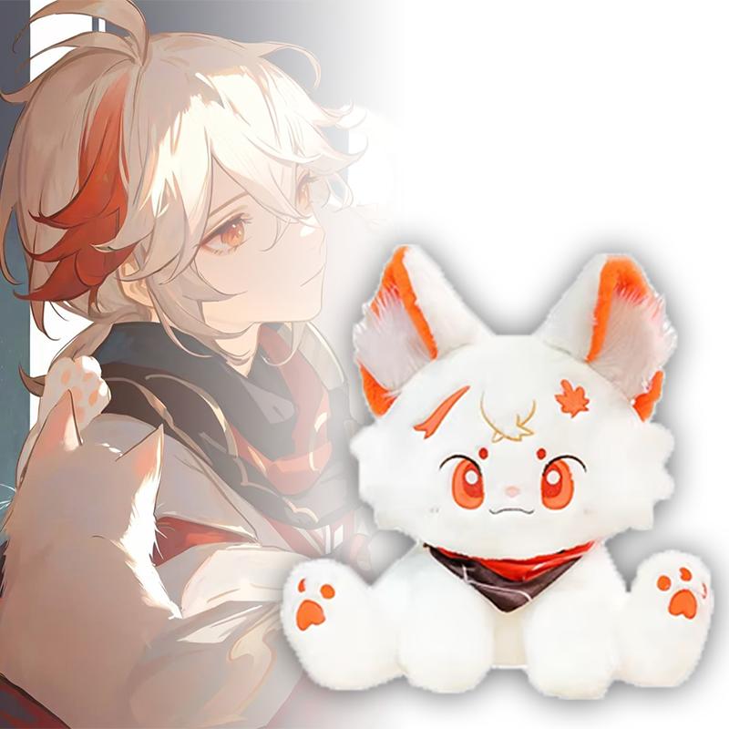 2 Sizes and Styles Cartoon Game Genshin Plush Toy Soft Anime Figure Venti Cat Cosplay Peripheral Plushie Accompany Doll Kid Gift