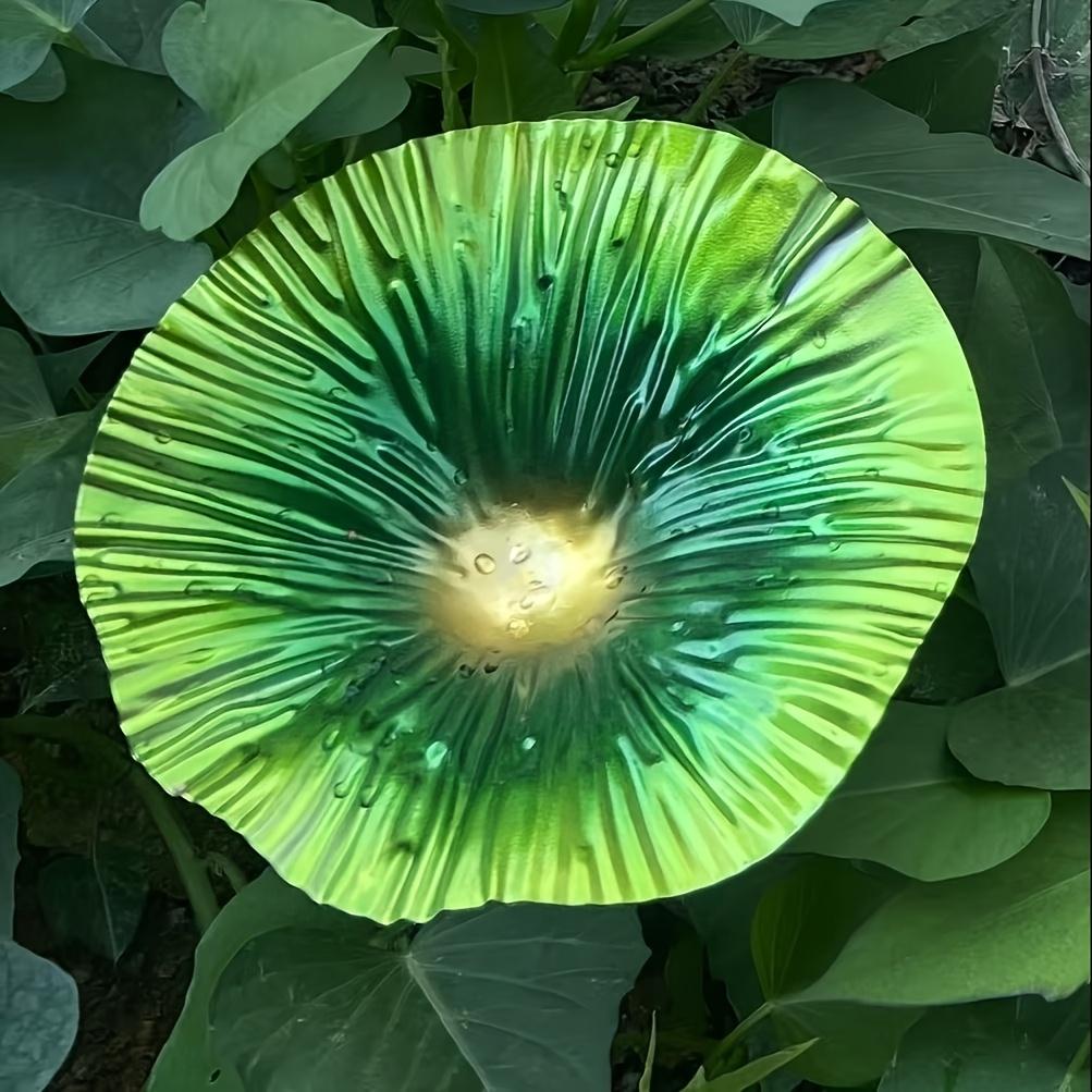 [3D] Outdoor Garden Colorful Metal Morning Glory Decoration Iron Art Simulation Flower Wall and Ground Ornaments Courtyard Landscape Inserts
