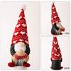 Valentine's Day Gnome Decorations Handmade Gnome Decorations for Table Ornament Valentines Birthday Present