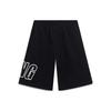 Li-Ning Badfive Series Letter Print Drawstring Jogger Shorts Men Bottoms Black AKST597-2