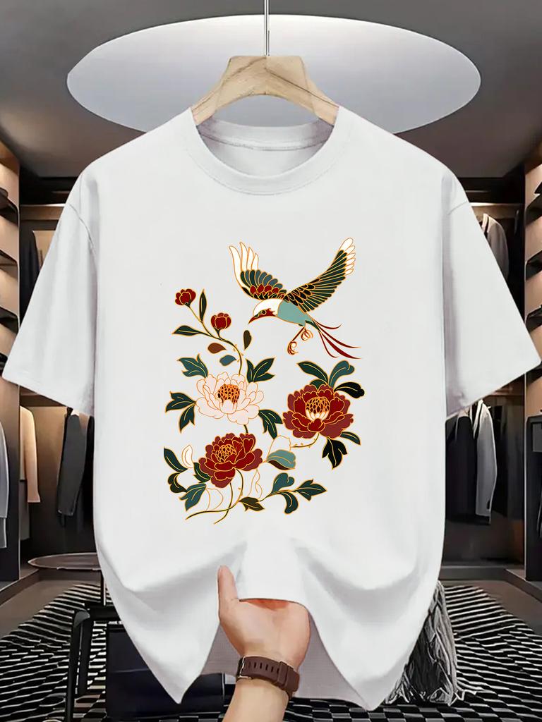 Summer Unisexs fashion pattern shortsleeved Tshirt with letter pattern print
