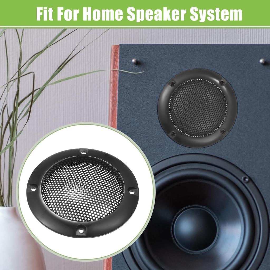 ACROPIX Universelle 2" Auto-Lautsprechergitter Abdeckung Netz Rund 2" Audio-Lautsprecher Subwoofer Schutz