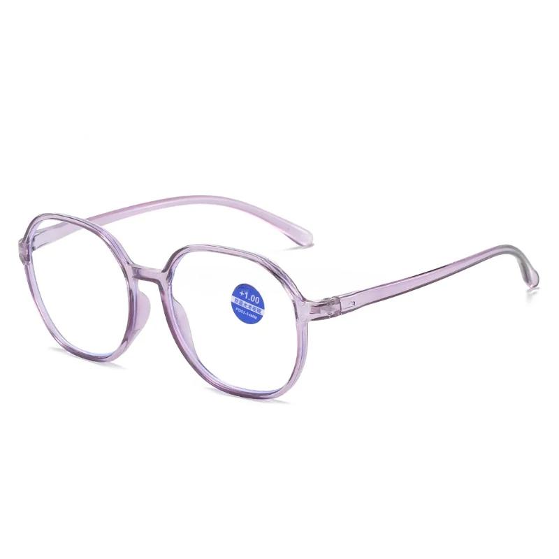 Reading Glasses Transparent Anti Blue Light Presbyopic Eyeglasses Women Prescription Hyperopia Eyewear
