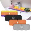 Faucet Sink Splash Catcher Washable Silicone Backsplash Guard Drying Mat Faucet Drip Kitchen Bathroom Counter Sink Splash Guard