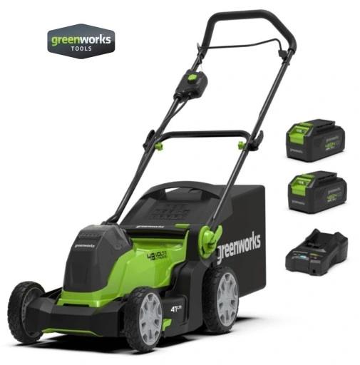 Super Merchant Greenworks Accu Grasmaaier 48V 41Cm + Lader + 2 Accu's Dvt