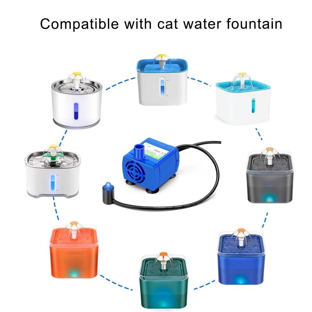 Brushless Pet Water Pump 160L/H Cat Fountain Pump Replacement  Pet Drinking Fountain