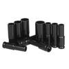 1/2Inch Drive Hex Impact Socket Set 10-Piece Deep Socket Metric Sizes Carbon Steel with