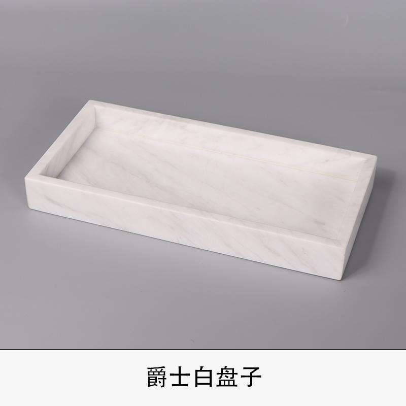 Marble Bathroom Supplies Home Bathroom 3 Piece Set Hand Sanitizer Bottle Round Lotion Bottle Storage Tray Aromatherapy Bottle