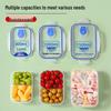 ZISIZ Cute Transparent Student Bento Box
