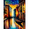 CHENISTORY DIY Frame Paint By Number For Adults Landsape Drawing By Numbers Unique Gift Acrylic Paint On Canvas Home Decor