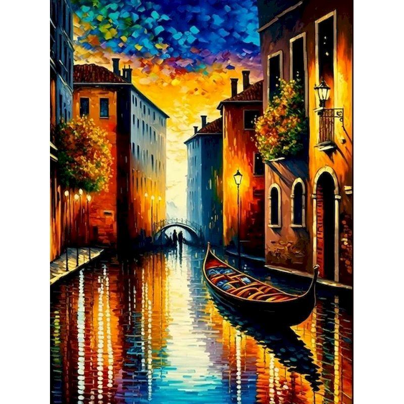 CHENISTORY DIY Frame Paint By Number For Adults Landsape Drawing By Numbers Unique Gift Acrylic Paint On Canvas Home Decor