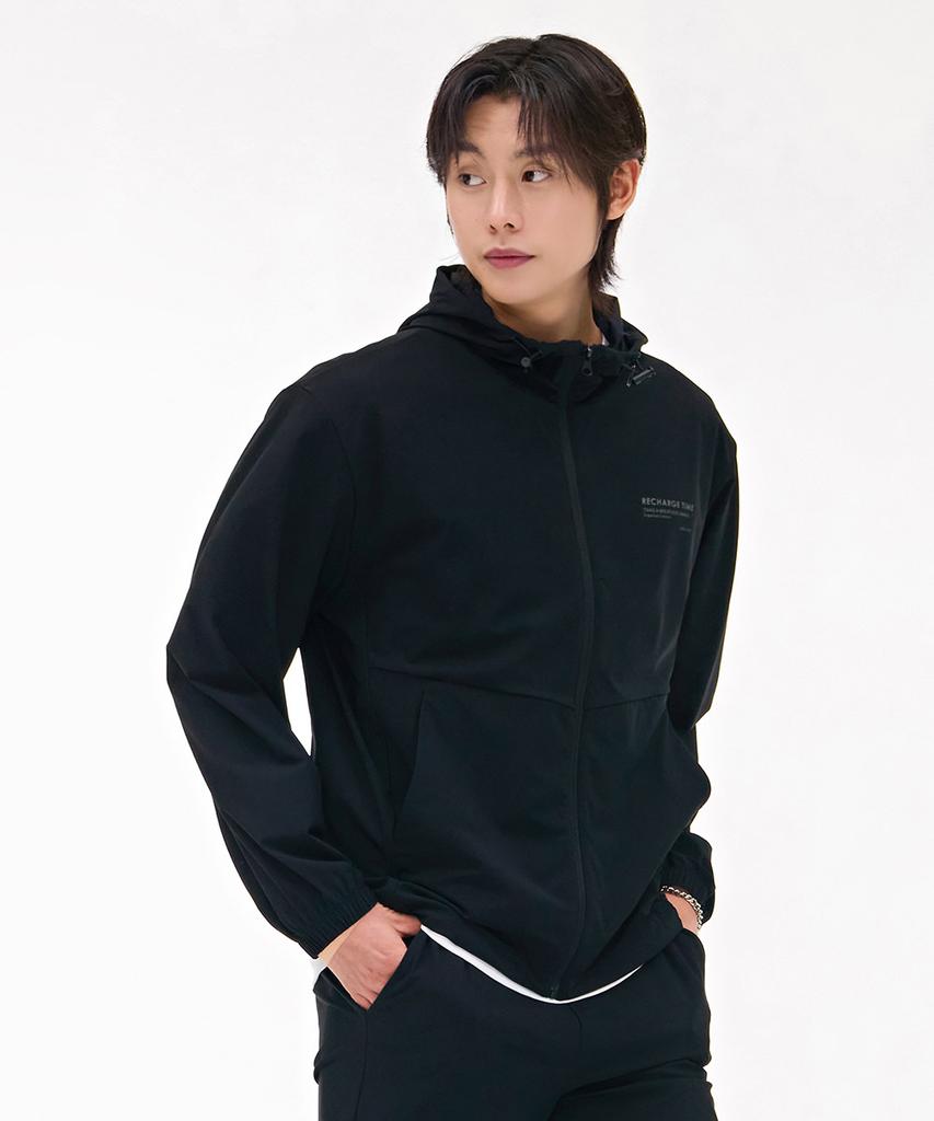 Chasecult Men'S Cool Light Zip-Up Hoodie - Black