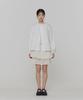 Amomento Sheer Layered Skirt_Ivory