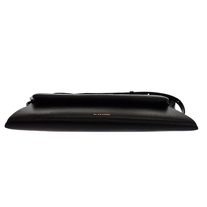 Jil Sander J07VL0028P4840 Shoulder Bag Black Calfskin Women