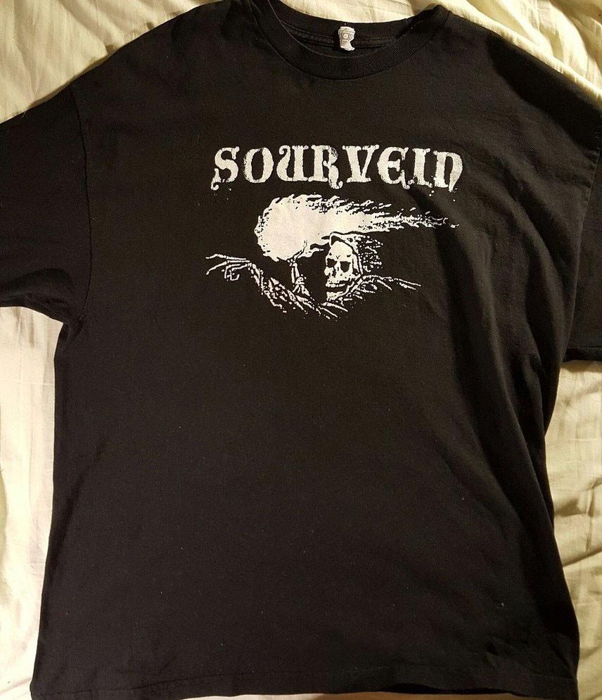 

Skull Sourvein Band Graphic Black Shirt Unisex Concert S5XL R230 Unisex T-Shirt M