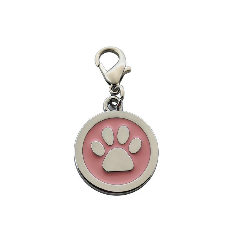 Zinc Alloy Dog Tag ID Pendant: Mirror Finish, Anti-Lost Pet Name Tag