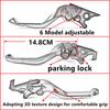 Motorcycle Accessories Parking Handle Clutch Brake Lever With Parking Lock For YAMAHA XMAX 125 250 300 400 XMAX300 2017-2022