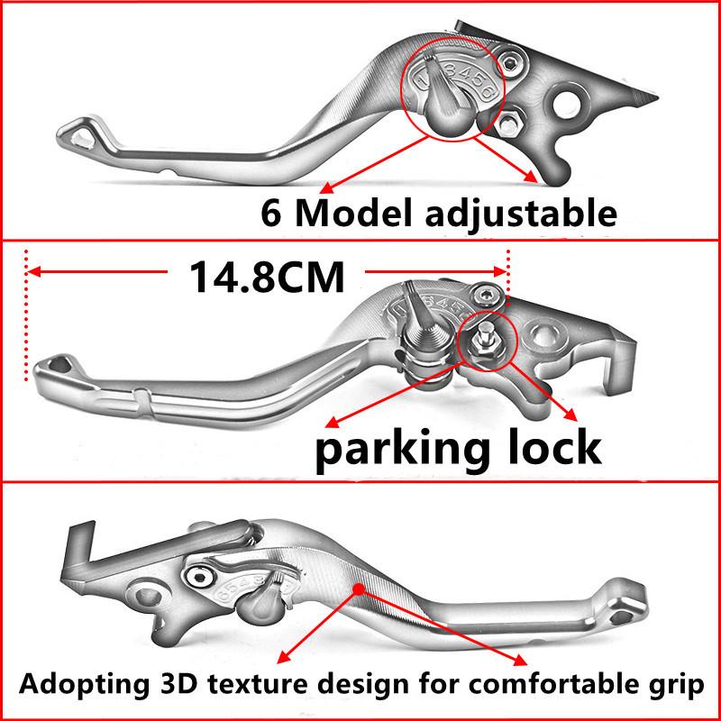 Motorcycle Accessories Parking Handle Clutch Brake Lever With Parking Lock For YAMAHA XMAX 125 250 300 400 XMAX300 2017-2022