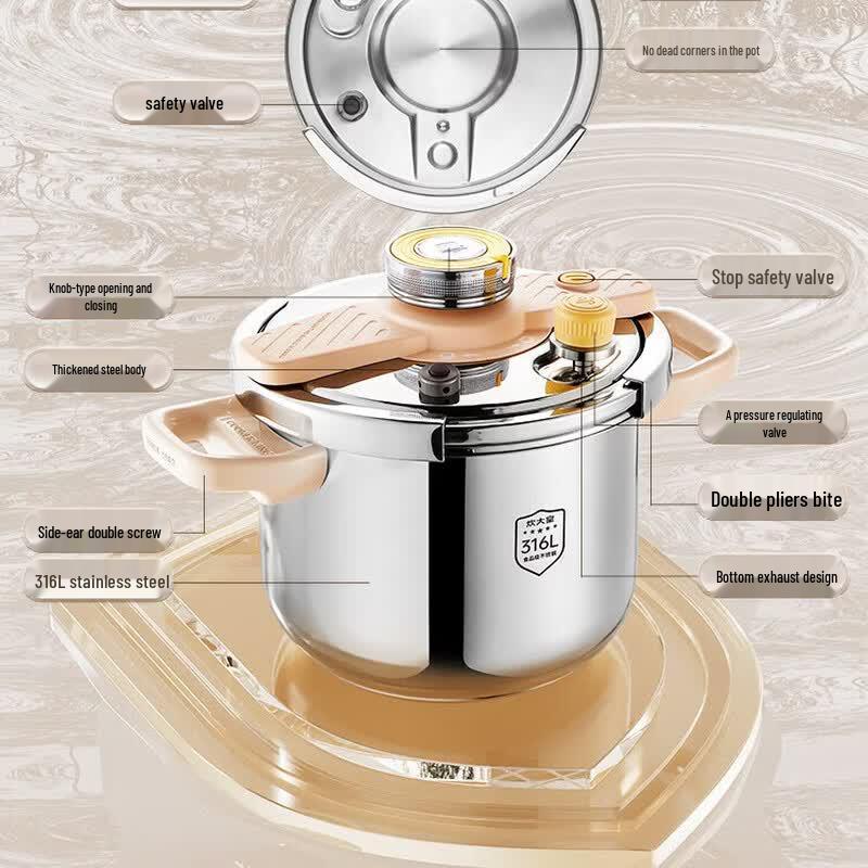 COOKER KING 316L Stainless Steel Pressure Cooker